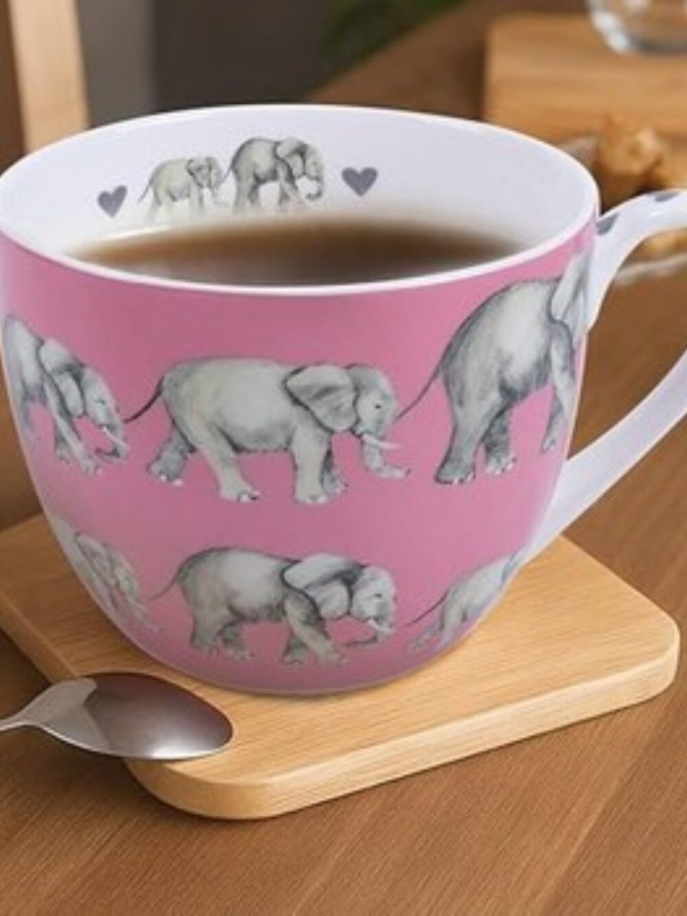 Elephant Hug Mug - We Are Family - by Harvest Green Studio - NWT